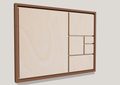 Square Rectgoldenhero6v5 Walnut 6 Panel