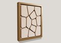 Square Squareriverstones12 Bronze 12 Panel